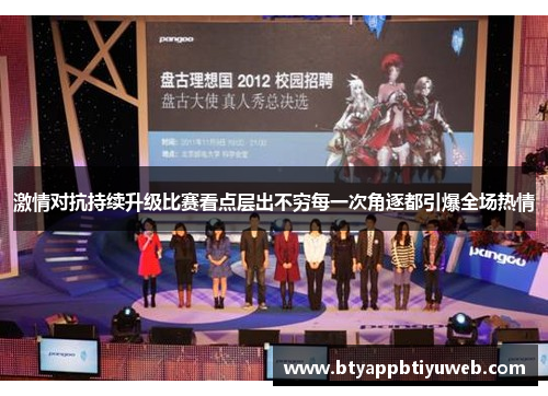 激情对抗持续升级比赛看点层出不穷每一次角逐都引爆全场热情